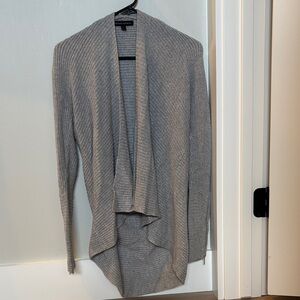 Banana Republic Women's Gray Draped Cardigan